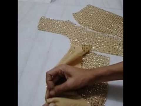 HOW TO MAKE PRINCESS CUT BLOUSE WITH DESIGNER BEADED BACK (STITCHING)