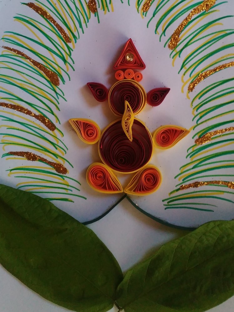 How To Make Quilling Ganesha