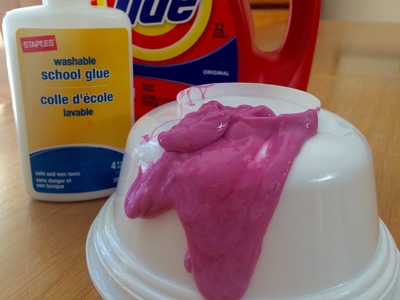 How to make Slime with 2 Ingredients
