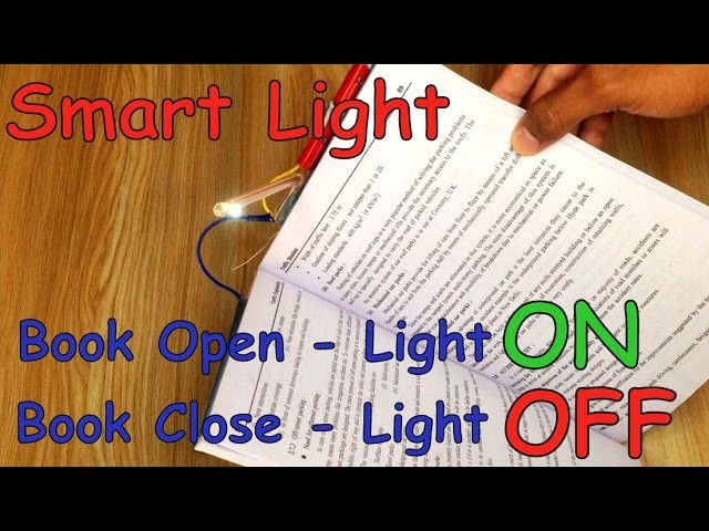 How to make SMART Reading LAMP that AUTO ON.OFF at Home