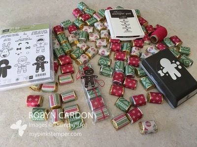 How to make Stampin' Up! Cookie Cutter Christmas  Nugget Treat Bags - Episode 512