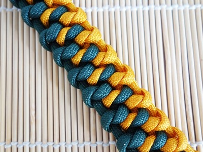 How to Make the Snake Knot Bar Paracord Bracelet Tutorial