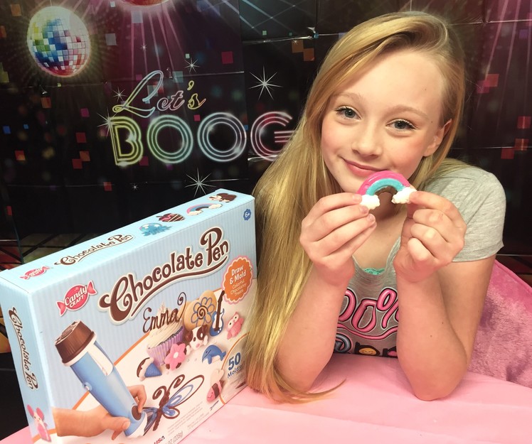 How to make your own candy using a chocolate pen. Toys R us mega haul toy review with princess Ella