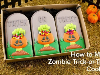 How to Make Zombie Trick-or-Treat Cookies