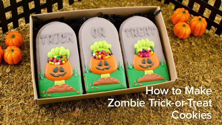 How to Make Zombie Trick-or-Treat Cookies