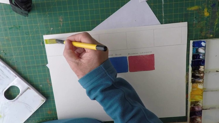 How To Mix Your Own Greens In Watercolour