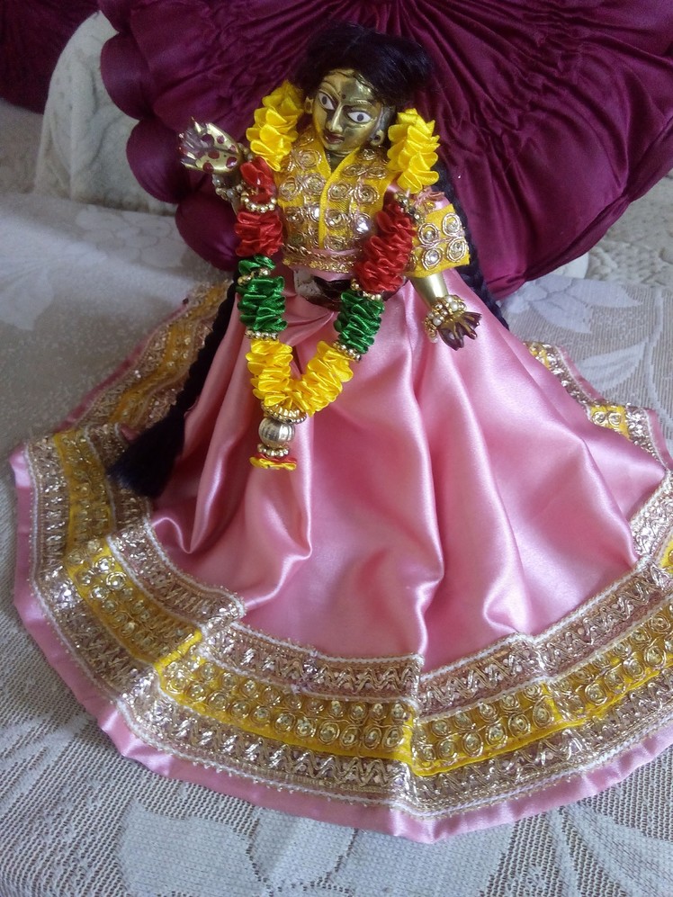 How to prepare Radha ji ki dress (part1 of 2)