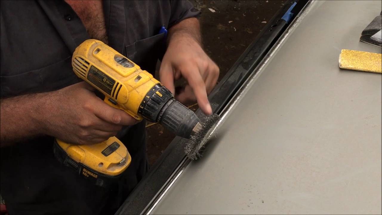 How to seam seal a roof rail channel do it yourself DIY GM chevelle