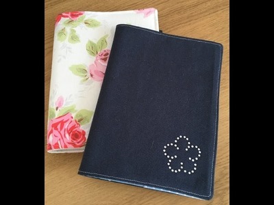 How To Sew A Fabric Notebook Cover