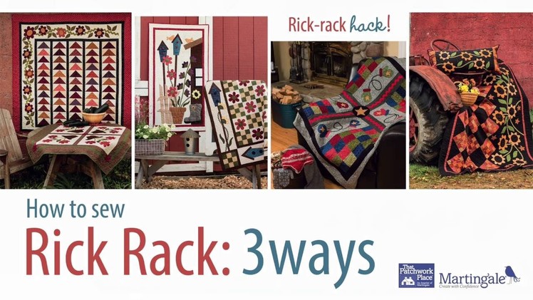 How to Sew Rick Rack: 3 Ways