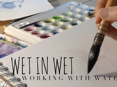 How to Use Watercolor: How much Water in Watercolor