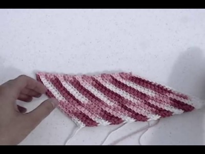 Learn How to Crochet   Spiral Scrubbie Tutorial Dishcloth Washcloth Tribble Tawashi Scrubby (CC)