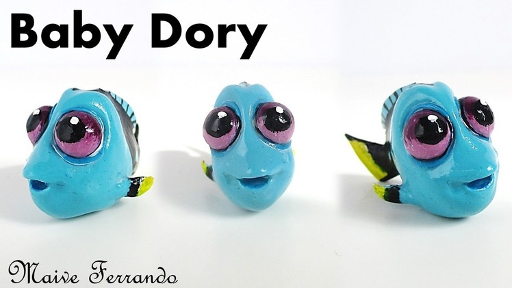 Miniature Polymer Clay Baby Dory Tutorial