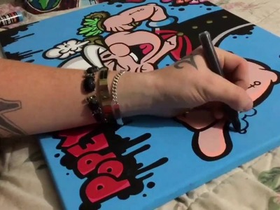 MOLOTOW ONE 4 ALL MARKERS : HOW TO USE EFFECTIVELY ON A CANVAS