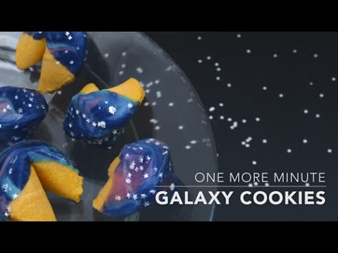 One More Minute: How to Make Edible Galaxy Fortune Cookies
