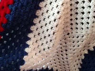 Patriotic #crochet blanket