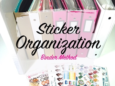 Planner Stickers - How I organize all of my stickers - (LONG video)