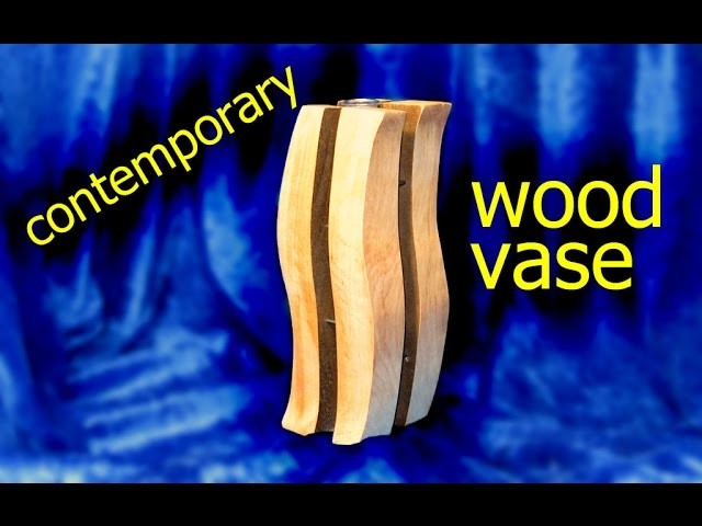 Contemporary Wooden Vase (with Nails). How-To