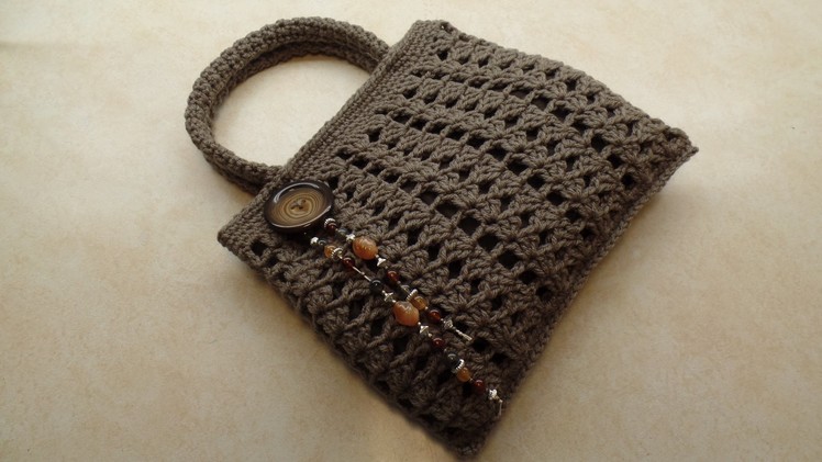 CROCHET How To #Crochet Easy Handbag Purse TUTORIAL #338