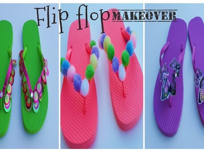 How I decorate my flip flops |Very simple flip flop DIY ideas