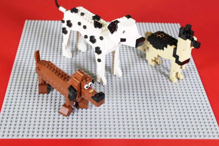 How to build LEGO dogs