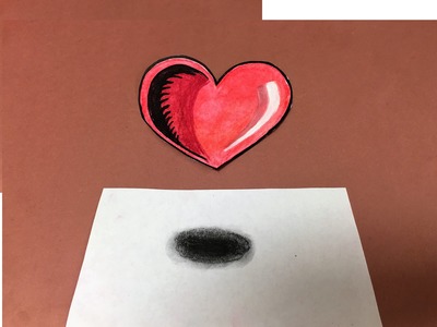 How to draw a 3D heart
