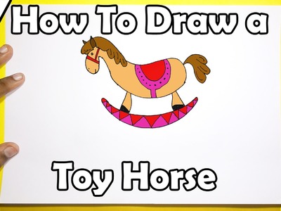 HOW TO DRAW A Toy Horse | Kids Drawing Practice | EASY STEP BY STEP DRAWING FOR KIDS