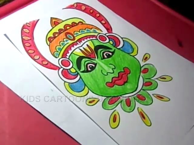 How to Draw Happy Onam Festival Drawing for kids Step By Step for Kids