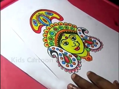 How to Draw Hindu Goddess Durga Drawing Step by Step for Kids