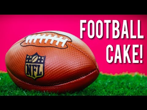 How To Make A FOOTBALL CAKE! Chocolate Cake & Italian Meringue Buttercream for the NFL Kickoff!