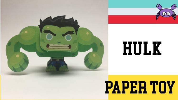 How to Make a Hulk Paper Toy ( Papercraft ) (free template) by Gus Santome