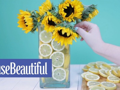 How to Make a Lemon Vase | House Beautiful