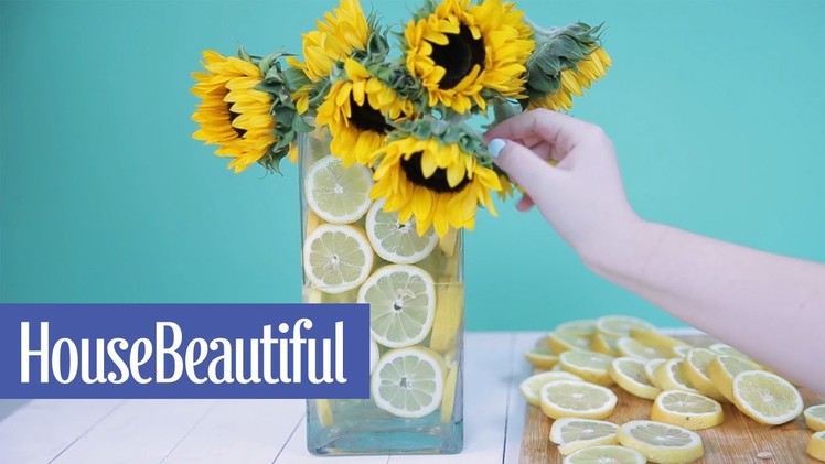 How to Make a Lemon Vase | House Beautiful