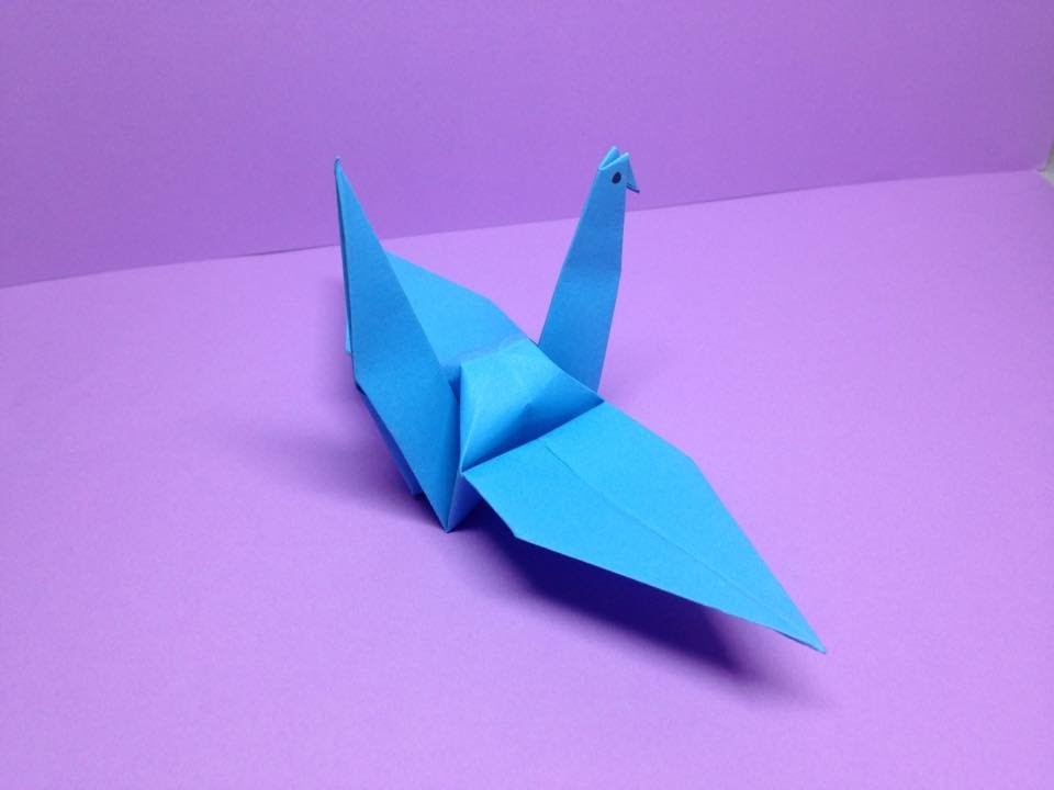 How To Make A Paper Bird Easy Origami