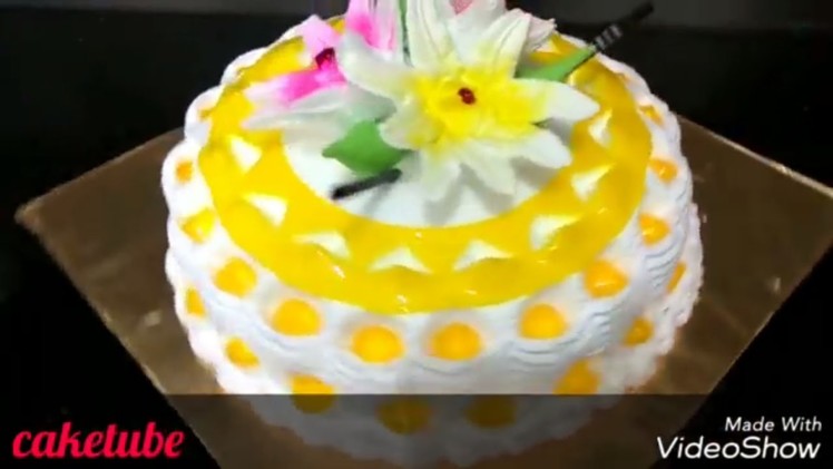 How to make a pineapple upside down cake shot | homemade frosting recipe | design a cake
