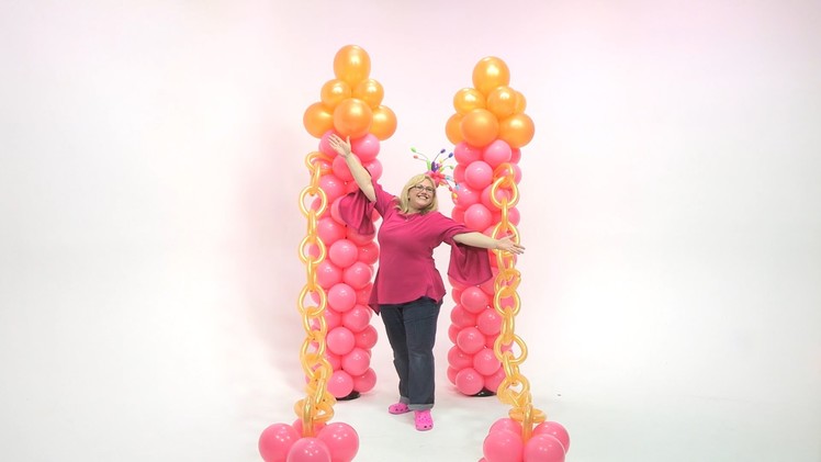 How To Make a Princess Castle Entryway From Balloons