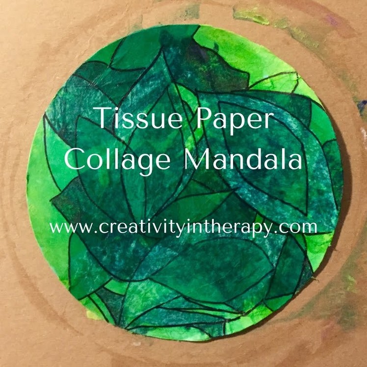 How to Make a Tissue Paper Mandala