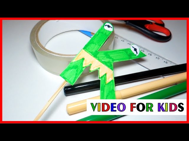 How to make alphabet letters with paper - letter k