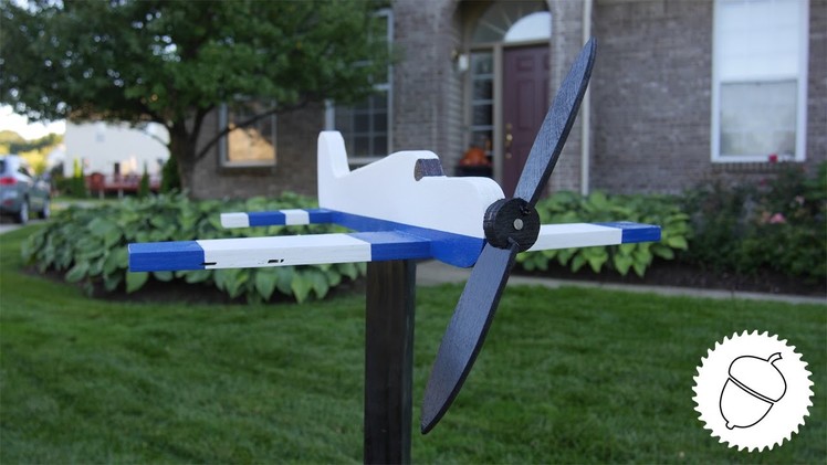 How to Make an Airplane Whirligig | Free Template!