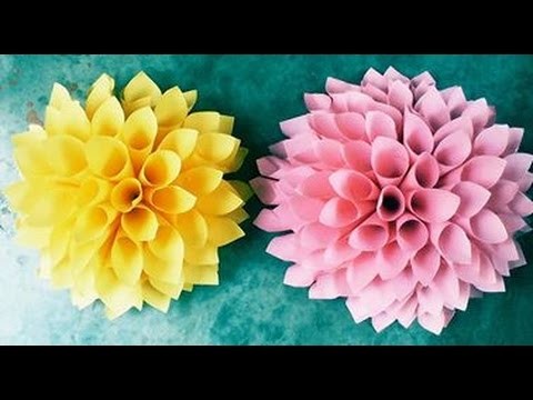 HOW TO MAKE CONE FLOWER WITH EASY STEPS