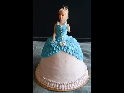 How To Make. Decorate Barbie Cake. Doll Cake - Gayathri's Cook Spot