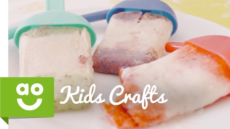 How To Make Fruit and Yogurt Lollies | Kids Crafts | ao.com