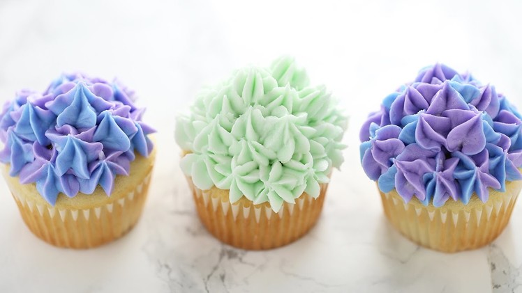 How to Make Hydrangea Cupcakes | Cake Decorating