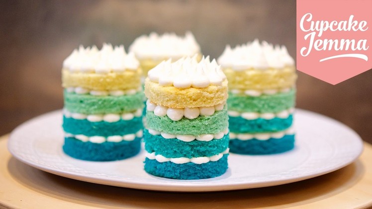 How to Make Mini Ombré Cakes | Cupcake Jemma