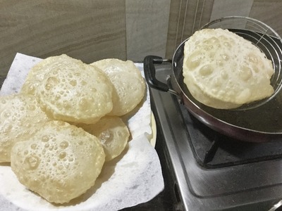 How to make Phulko Luchi | Bengali Deep Fried Bread - In Bengali Recipe