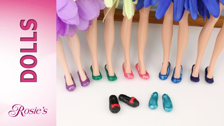 How to make shoes for Disney Fairies and other dolls - Super Easy!