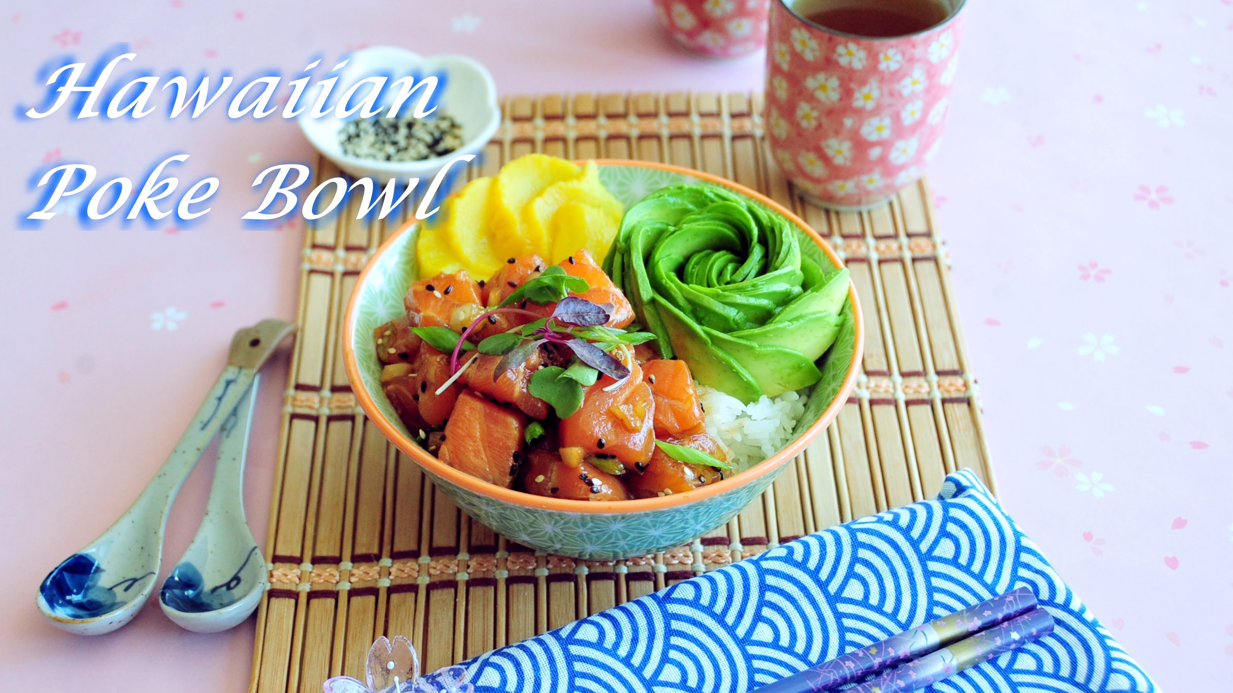 How to Make Spicy Salmon Hawaiian Poke Bowl