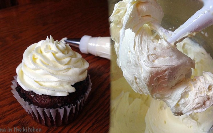 How To Make White Chocolate Buttercream Frosting Video by (HUMA IN THE KITCHEN)