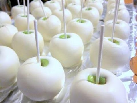 How To Make White Chocolate Apples