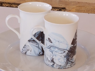 How to Marble Embellish Glasses and Cups